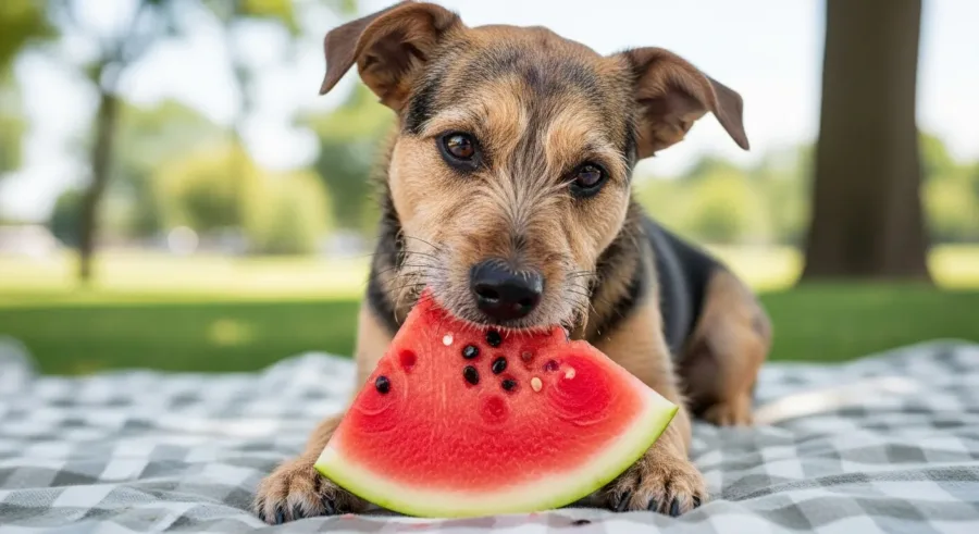 Cachorro pode comer melancia