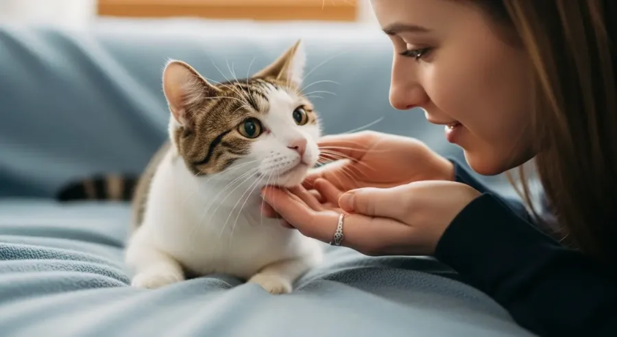 Onde gato gosta de carinho