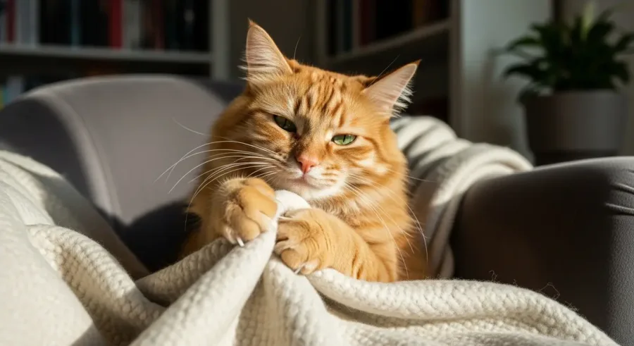 Por que gato amassa pãozinho