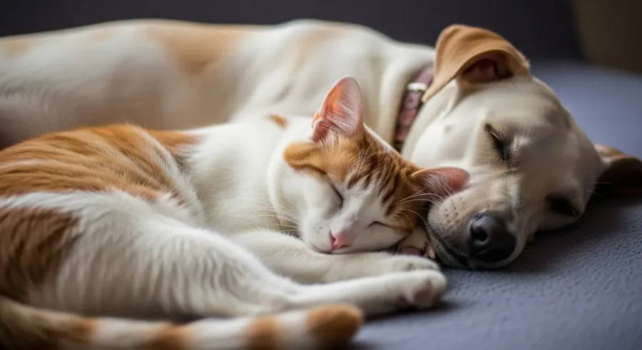 Por que gatos e cães dormem tanto? Curiosidades sobre o sono dos pets