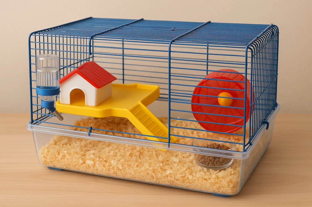 Com que frequência você deve limpar a gaiola de um hamster?