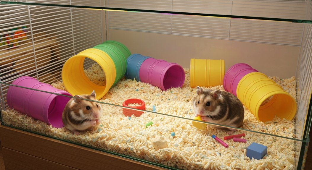 Posso ter mais de um hamster na mesma gaiola?